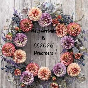 🚨NEW ARRIVALS AND 2026 spring/summer pre order items items beyond this point